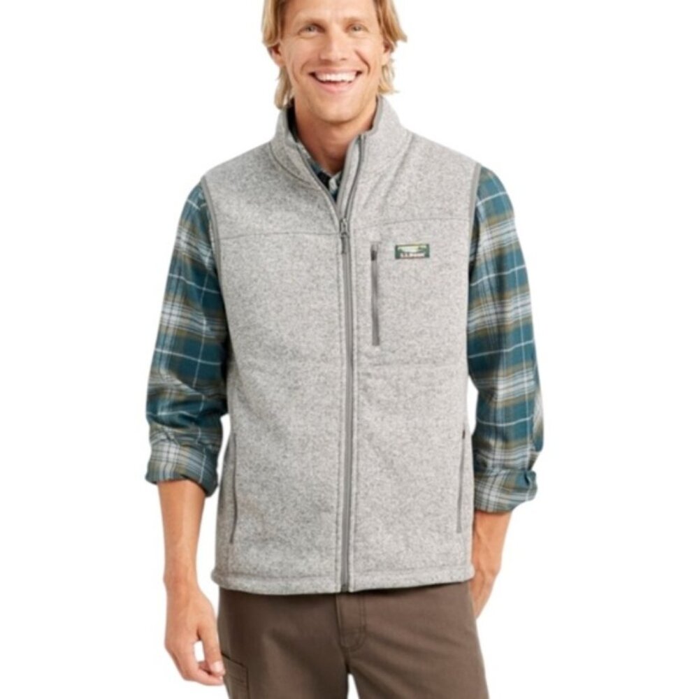 L.L Bean Bean's Sweater Fleece Vest